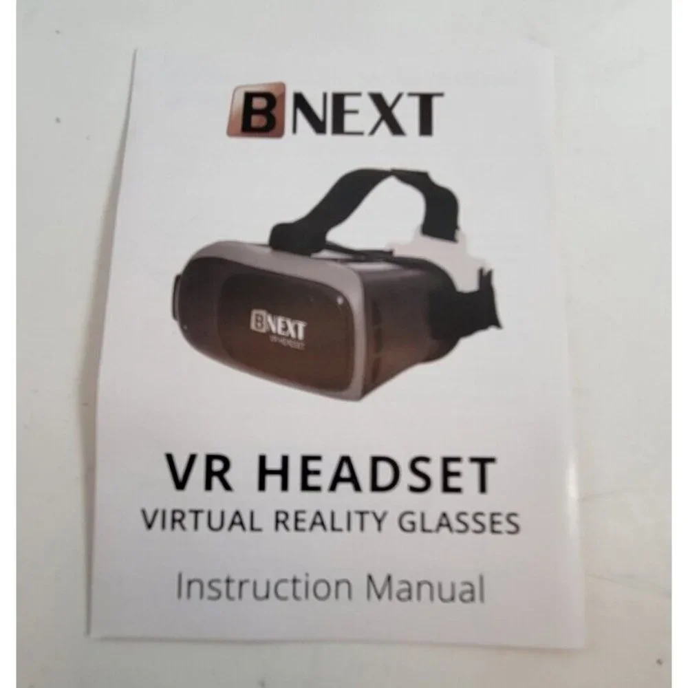 VR Headset Compatible w/iPhone & Android Phone-Universal Virtual Reality Goggles